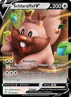 Schlaraffel V, Karte 53 aus Glänzendes Schicksal