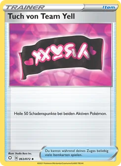 Tuch von Team Yell, Karte 63 aus Glänzendes Schicksal
