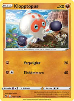 Klopptopus, Karte 100 aus Farbenschock
