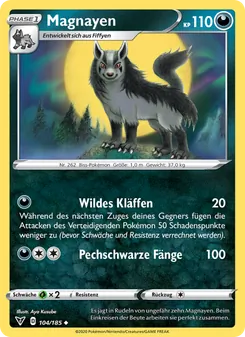 Magnayen, Karte 104 aus Farbenschock