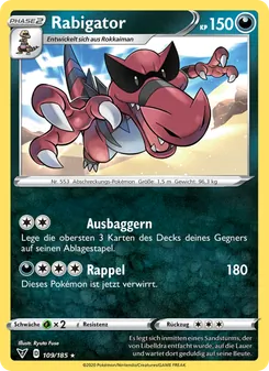 Rabigator, Karte 109 aus Farbenschock