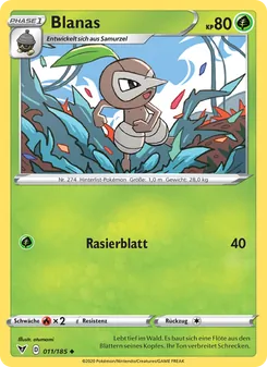 Blanas, Karte 11 aus Farbenschock