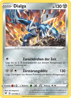 Dialga, Karte 121 aus Farbenschock