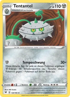 Tentantel, Karte 124 aus Farbenschock