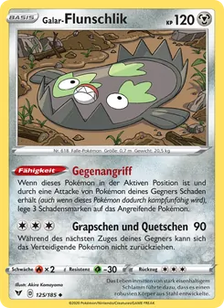 Galar-Flunschlik, Karte 125 aus Farbenschock