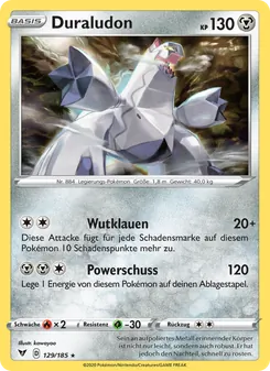 Duraludon, Karte 129 aus Farbenschock