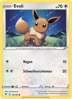 Evoli, Karte 130 aus Farbenschock