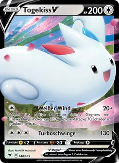 Togekiss V, Karte 140 aus Farbenschock