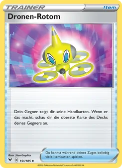 Dronen-Rotom, Karte 151 aus Farbenschock