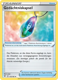 Gedächtniskapsel, Karte 155 aus Farbenschock