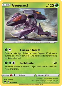 Genesect, Karte 16 aus Farbenschock