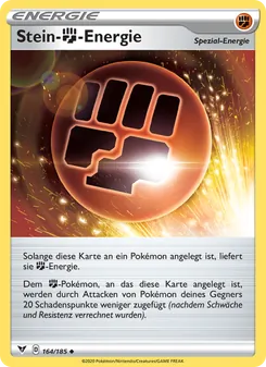 Stein-Fighting-Energie, Karte 164 aus Farbenschock