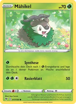 Mähikel, Karte 17 aus Farbenschock