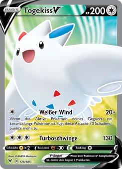 Togekiss V, Karte 178 aus Farbenschock