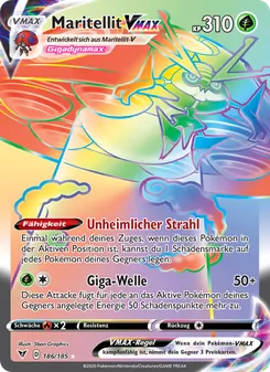 Maritellit VMAX, Karte 186 aus Farbenschock