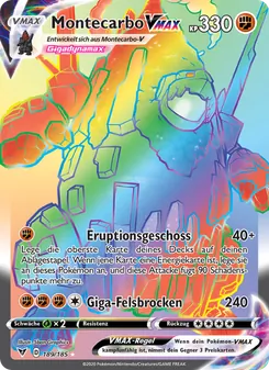 Montecarbo VMAX, Karte 189 aus Farbenschock