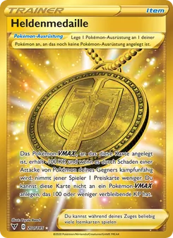 Heldenmedaille, Karte 201 aus Farbenschock