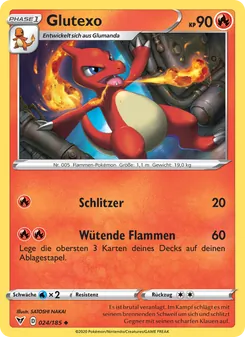 Glutexo, Karte 24 aus Farbenschock