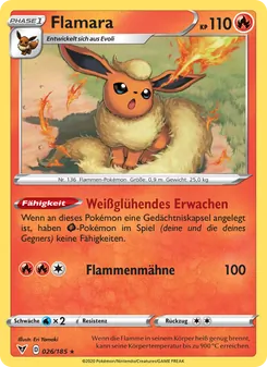 Flamara, Karte 26 aus Farbenschock