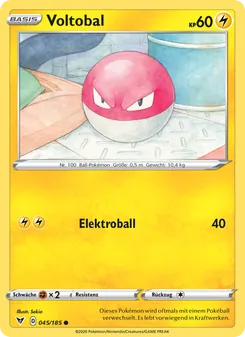 Voltobal, Karte 45 aus Farbenschock