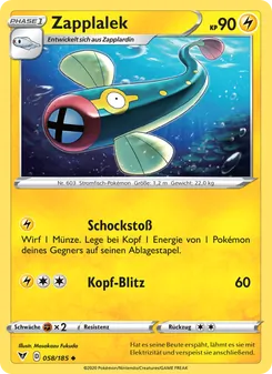 Zapplalek, Karte 58 aus Farbenschock