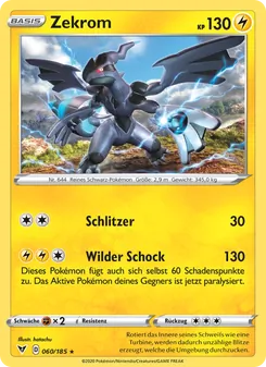Zekrom, Karte 60 aus Farbenschock