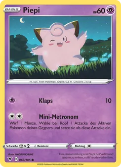 Piepi, Karte 63 aus Farbenschock