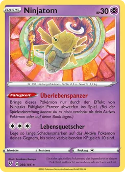 Ninjatom, Karte 66 aus Farbenschock