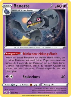 Banette, Karte 68 aus Farbenschock