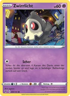 Zwirrlicht, Karte 69 aus Farbenschock