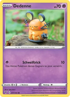 Dedenne, Karte 77 aus Farbenschock