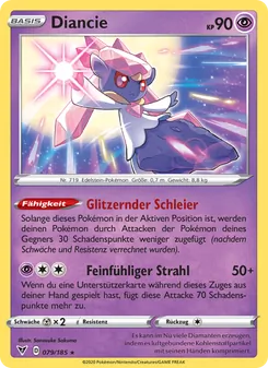 Diancie, Karte 79 aus Farbenschock