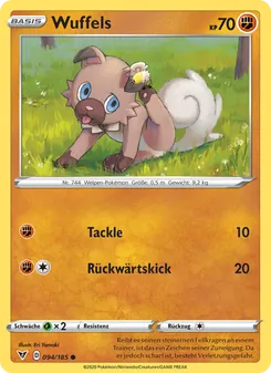 Wuffels, Karte 94 aus Farbenschock