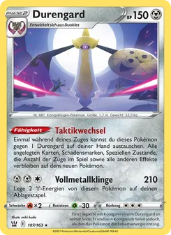 Durengard, Karte 107 aus Kampfstile