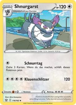 Shnurgarst, Karte 116 aus Kampfstile