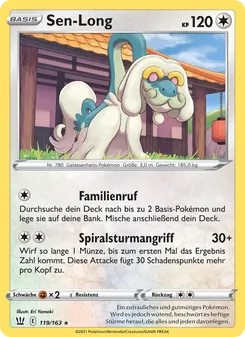 Sen-Long, Karte 119 aus Kampfstile