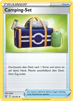 Camping-Set, Karte 122 aus Kampfstile