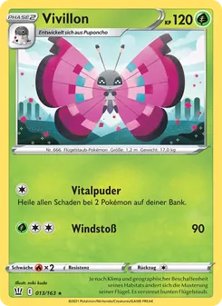 Vivillon, Karte 13 aus Kampfstile
