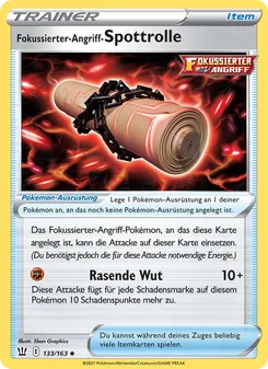 Fokussierter-Angriff-Spottrolle, Karte 133 aus Kampfstile