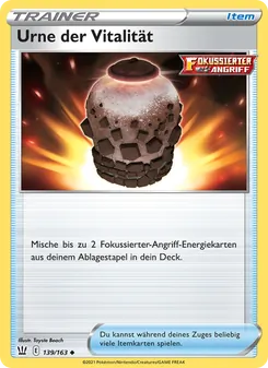Urne der Vitalität, Karte 139 aus Kampfstile