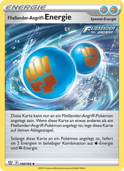 Fließender-Angriff-Energie, Karte 140 aus Kampfstile
