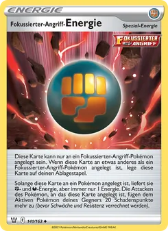 Fokussierter-Angriff-Energie, Karte 141 aus Kampfstile