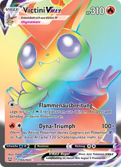 Victini VMAX, Karte 165 aus Kampfstile
