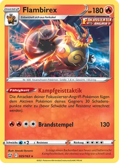 Flambirex, Karte 25 aus Kampfstile