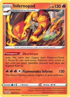 Infernopod, Karte 30 aus Kampfstile