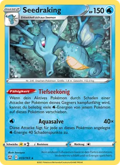 Seedraking, Karte 33 aus Kampfstile