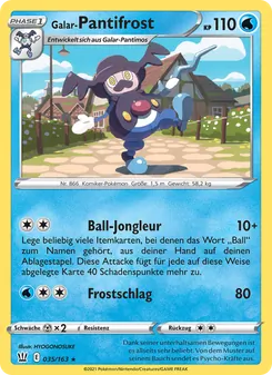Galar-Pantifrost, Karte 35 aus Kampfstile