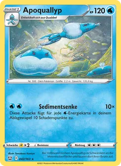 Apoquallyp, Karte 42 aus Kampfstile