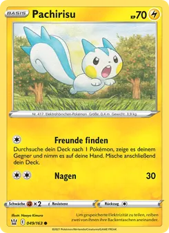 Pachirisu, Karte 49 aus Kampfstile