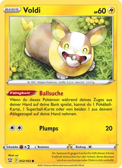 Voldi, Karte 52 aus Kampfstile